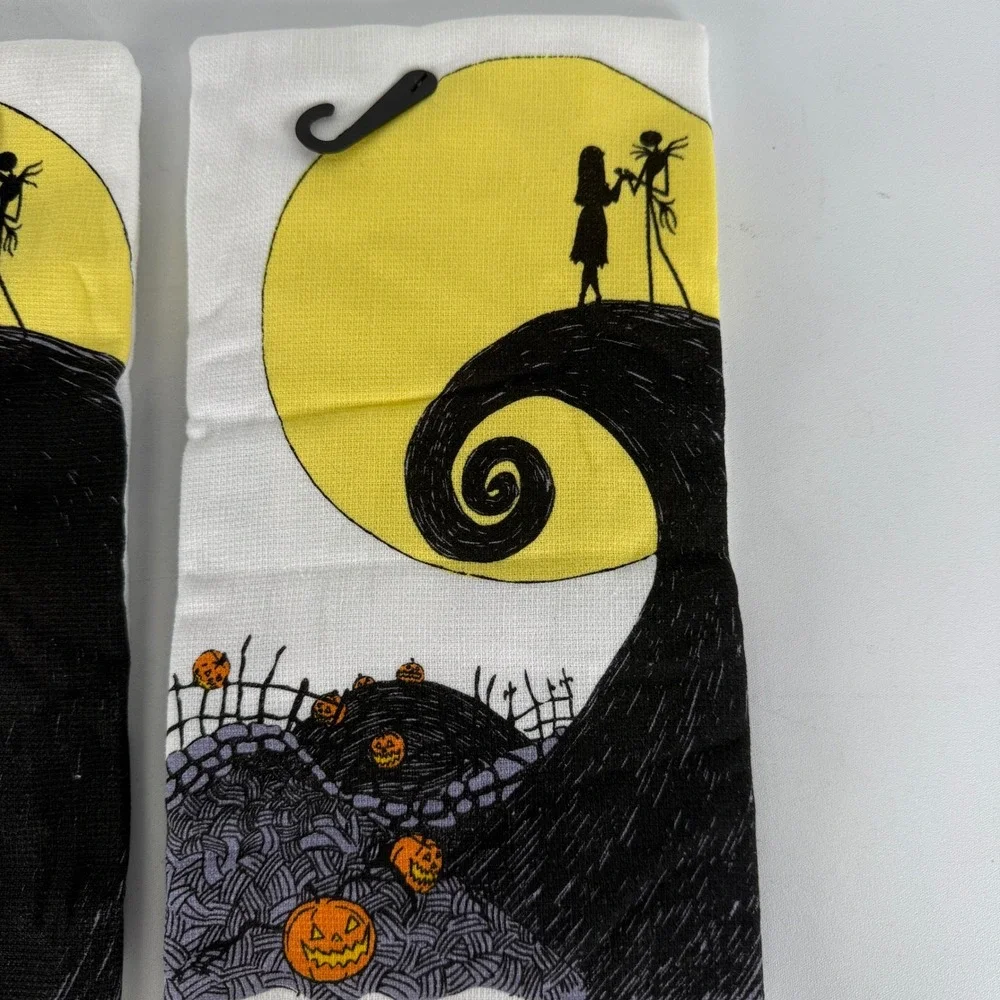 Disney Nightmare Before Christmas 30th Anniversary Kitchen Towels Set of 2